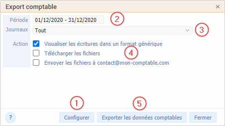 Export Comptable