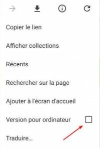 Mobile menu